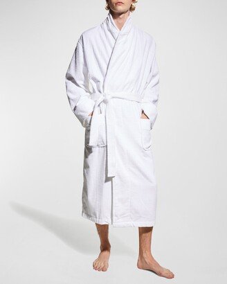 Men's Ashton Square Textured Terry Velour Robe