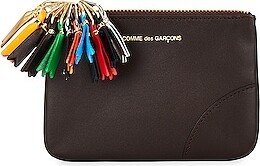 Zipper Pull Wallet in Brown