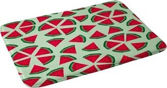 Kelli Murray Bloom Memory Foam Bath Mat Green