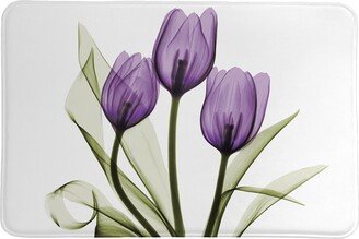 Purple Tulip Memory Foam Rug