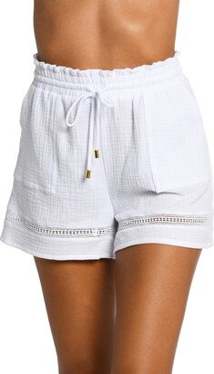 Beach Cotton Cover-Up Shorts