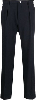 Mid-Rise Straight-Leg Trousers-EB