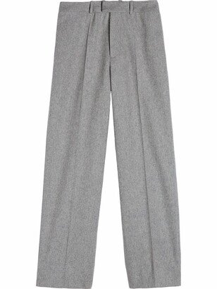 Straight-Leg Tailored Trousers-GD