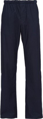 Four-Pocket Cotton Straight Trousers