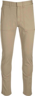 Mid Rise Straight Leg Chino Trousers-AA