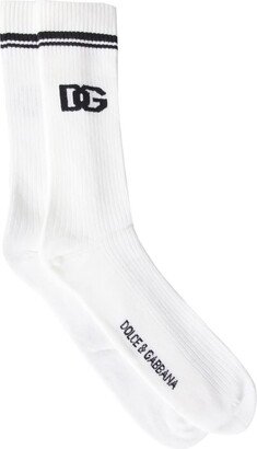 Socks With Jacquard Logo