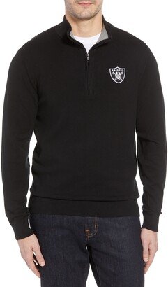 Las Vegas Raiders Lakemont Regular Fit Quarter Zip Sweater