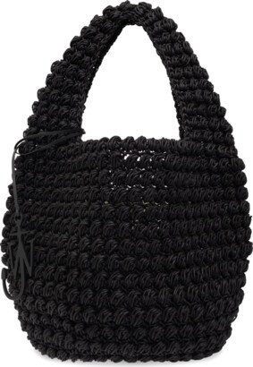 ‘Popcorn Large’ Shopper Bag - Black