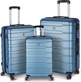 EDWINRAY Luggage 3 Piece Sets Hardside Carry-on Luggage with TSA Lock, Expandable Lightweight Suitcase Sets 20