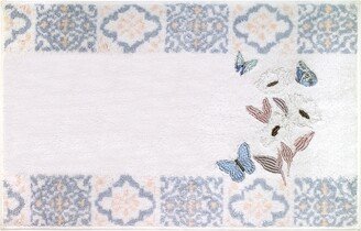 In the Garden Butterflies Bath Rug, 20 x 30