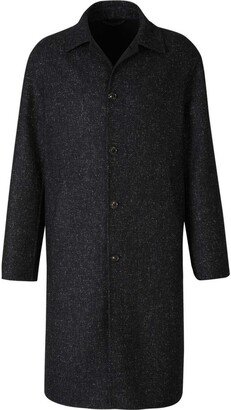 Single-Breasted Knitted Coat