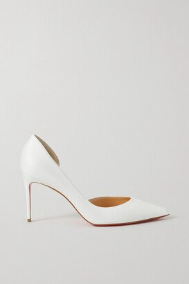 Iriza 85 Leather Pumps - White