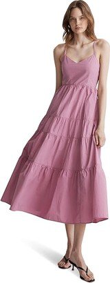 Sidonie Poplin Maxi Dress (Shaded Pink) Women's Clothing