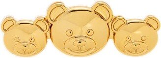 Teddy Bear Logo-Engraved Brooch