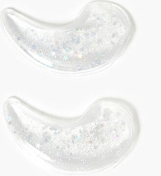 Glitter Under Eye Masks in Silver