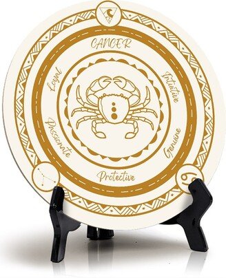 Cancer Zodiac Circle Table Sign |