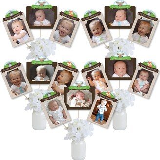 Woodland Creatures - Birthday Party Picture Centerpiece Sticks Photo Table Toppers 15 Pieces