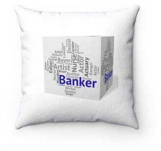 Financial Career & Occupation Pillow - Throw Cover Gift Idea Room Decor