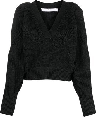 Dinabe V-neck merino jumper