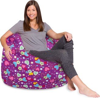 Posh Creations Bean Bag Chair for Kids-AM