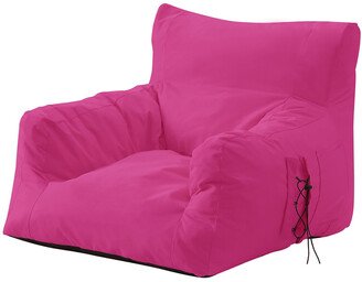 Loungie Comfy Nylon Bean Bag Floor Arm Chair-AE