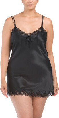 TJMAXX Silk Chemise With Pintuck Detail For Women