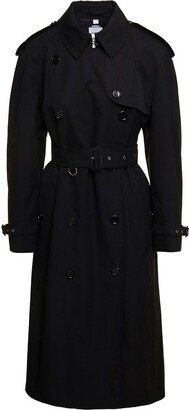 Double-Breasted Belted Trench Coat-AA