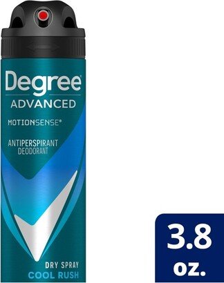 Men Advanced Motionsense Cool Rush 72-Hour Antiperspirant & Deodorant Dry Spray - 3.8oz