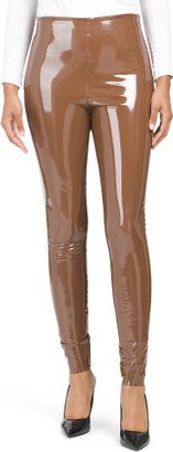 Faux Patent Leather Leggings for Women