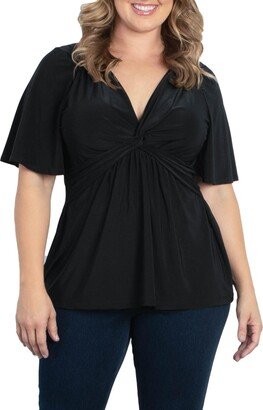 Women's Plus Size Abby Twist Front Top