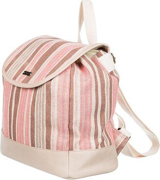 Banana Palm Beach Backpack (Cork Matak Stripe) Backpack Bags