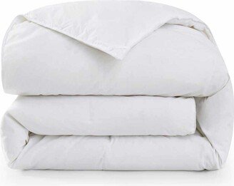 Cotton Fabric All Season Goose Feather Down Comforter, Twin