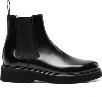 leather Chelsea boots-AN