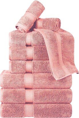 Egyptian Cotton 9Pc Plush Heavyweight Absorbent Luxury Soft Towel Set-AI