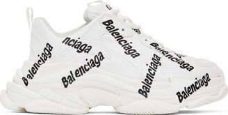 White Triple S Sneakers-AA