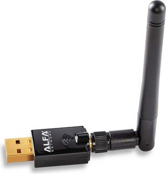 Alfa Dual-Band AC600 USB 2.0 Wifi Adapter for Laptop, Desktop PC