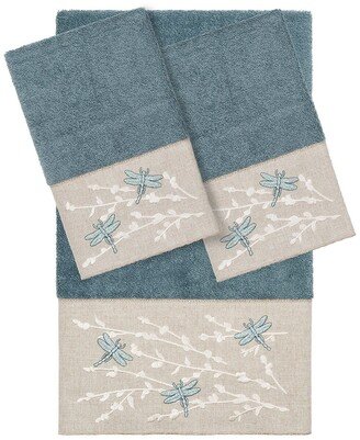 Braelyn 3-Piece Embellished Towel - Teal