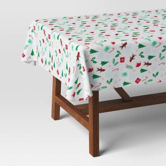 84x60 Christmas PEVA Gingerbread Tablecloth - Wondershop™