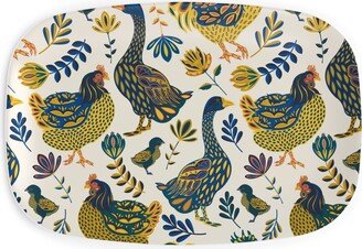 Serving Platters: French Farm - Multi Serving Platter, Multicolor