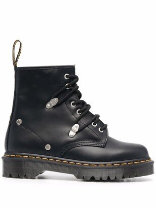 Bex studded lace-up boots