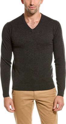 Douglas Anthony Douglas & Anthony Cashmere V-Neck Sweater-AB