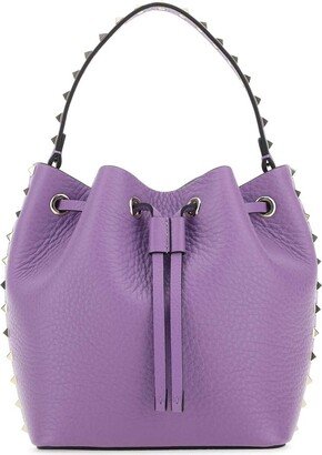 Garavani Rockstud Logo Detailed Bucket Bag-AA