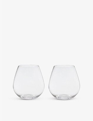 O Glass Wine Tumblers set of two