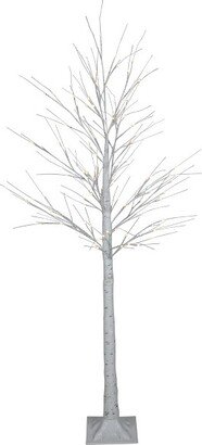 Northlight 4' LED Lighted White Birch Christmas Twig Tree - Warm White Lights