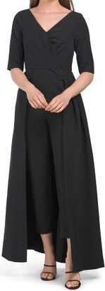 TJMAXX Daphne Elbow Sleeve Walk Through Jumpsuit For Women