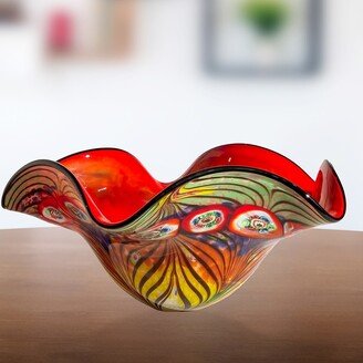 Albie Hand Blown Art Glass Bowl