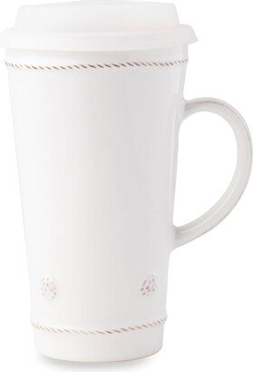 Berry & Thread Travel Mug - Whitewash