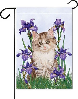 Cat Tabby Garden Flag