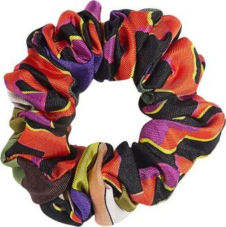 Wave-Print Scrunchie