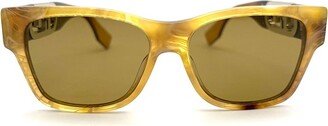 Fendi Eyewear Rectangle Frame Sunglasses